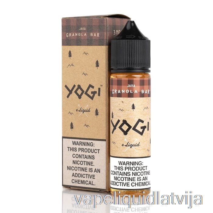 Java Granola Batoniņš - Yogi E-šķidrums - 60ml 6mg Vape šķidrums